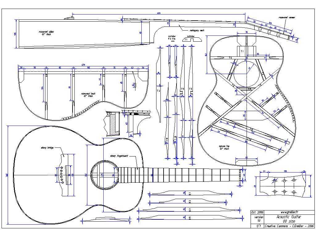 Acoustic guitar plans free